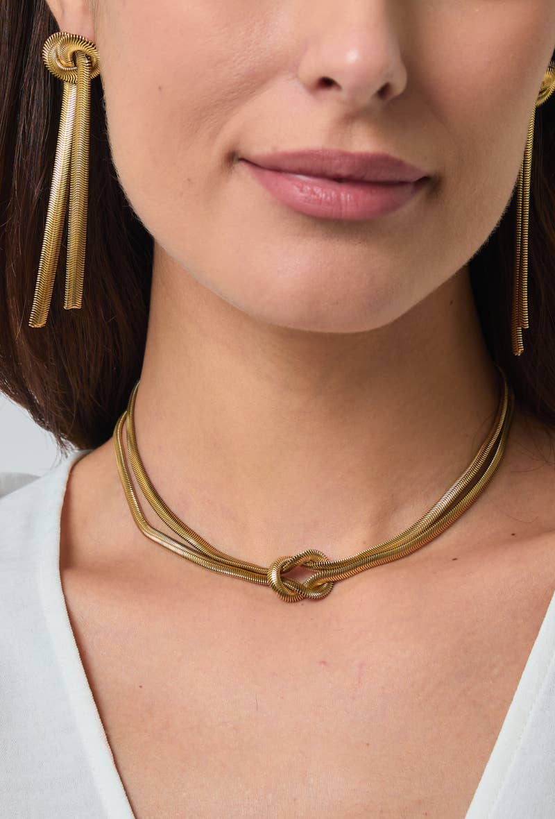 Infinite necklace - Yellow Gold