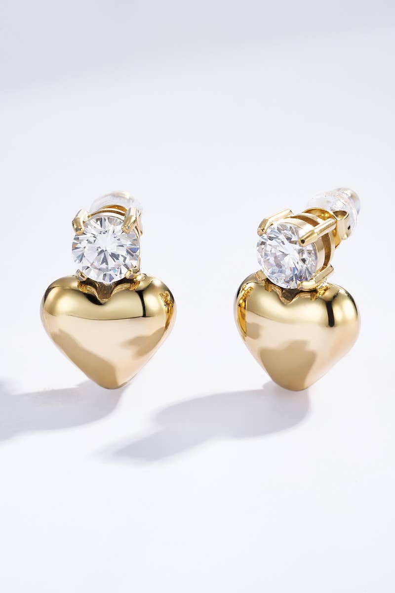 Love Me Forever earrings - Gold