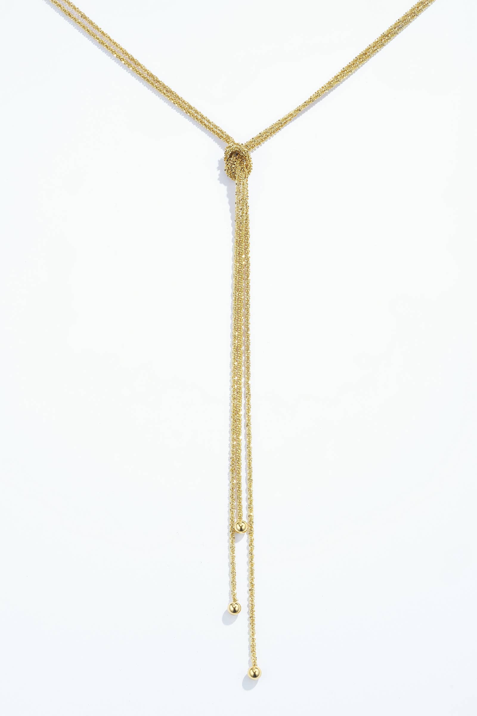 Twisted necklace - Yellow Gold