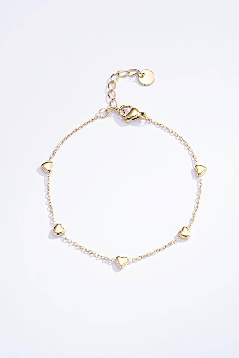 Heart Me bracelet - Yellow Gold