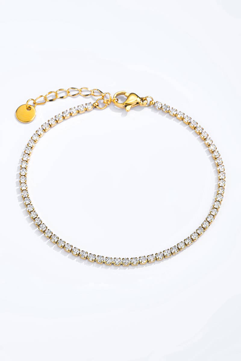 Tennis Bracelet - Yellow Gold
