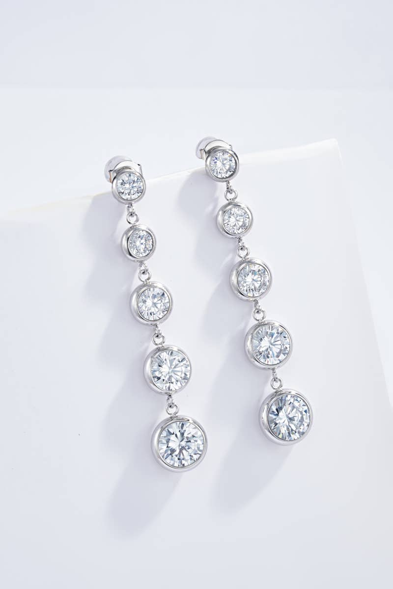 Pendant earrings - Silver