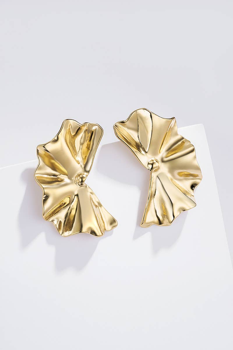 Poweful earrings - Yellow Gold
