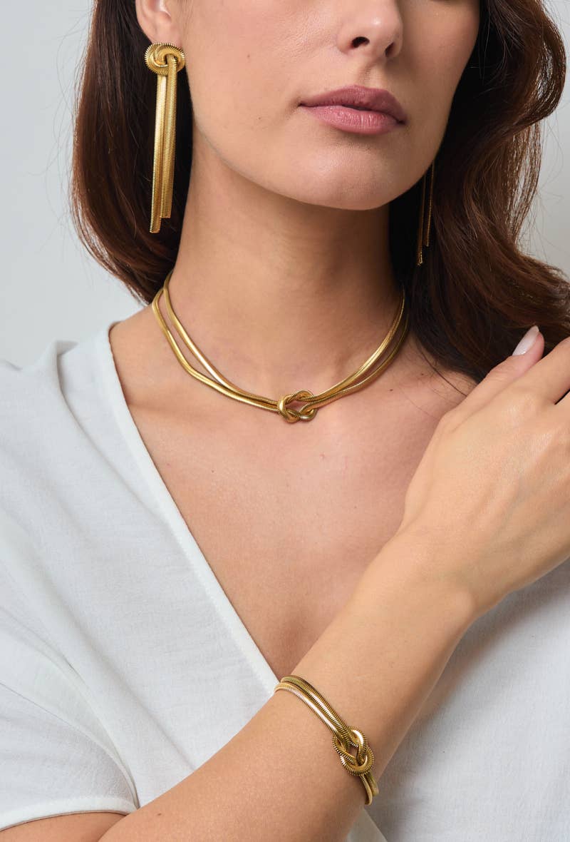 Infinite necklace - Yellow Gold