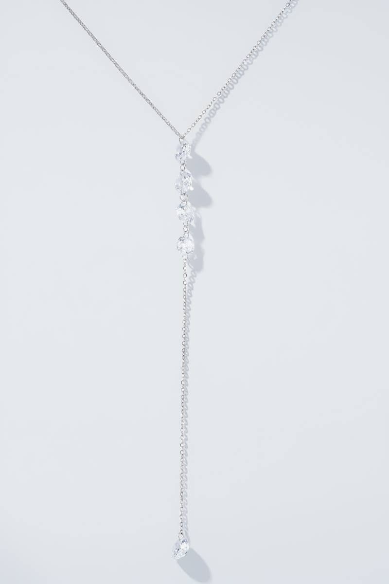 Descending necklace - Silver